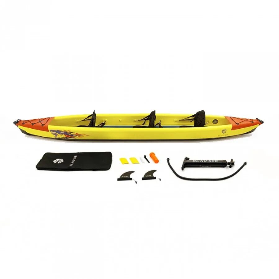 Надувной каяк Blausee Shark 3 Expedition Премиум