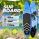 SUP доска для плавания Cooyes Wave 10’6 Dark Blue board / сапборд с веслом / Сап борд для плавания