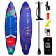 Надувной SUP Skatinger Interstellar Blue 11’6 / двухслойный сапборд / надувной сап