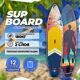 Надувной SUP Aloha Young Man 11'0 board / двухслойный сап борд / доска для плавания