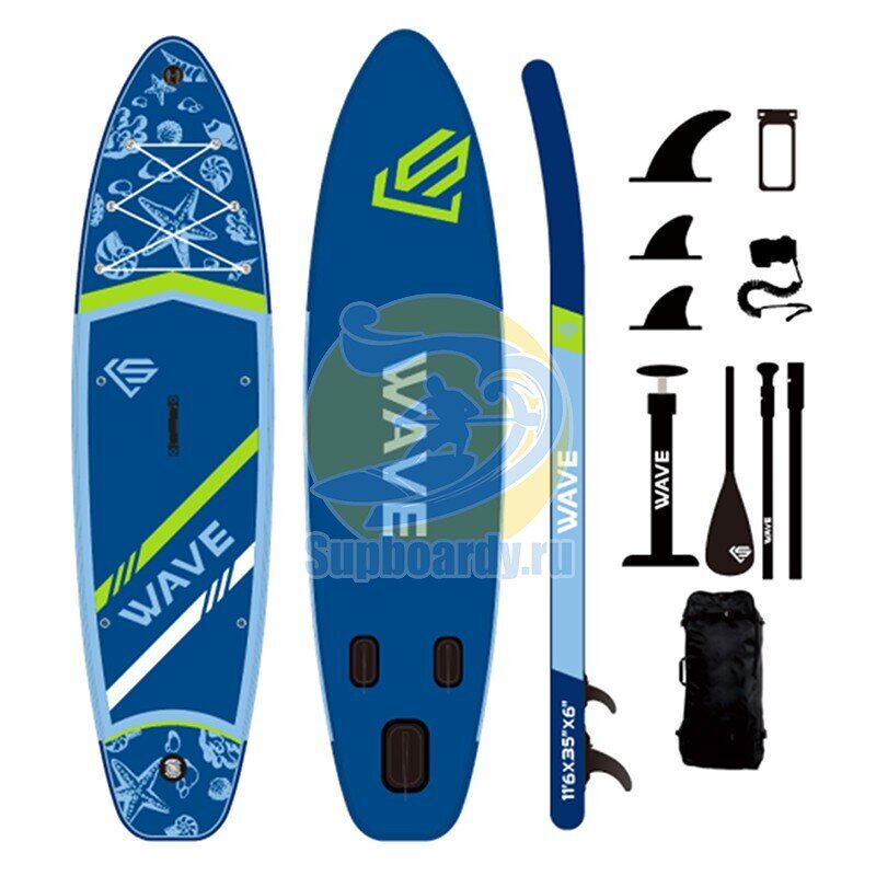 Сап-борд с веслом Wave Starfish Blue 11'6